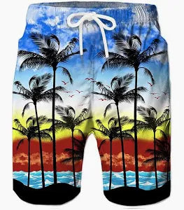 Bem & Bela Tropical  Board Shorts